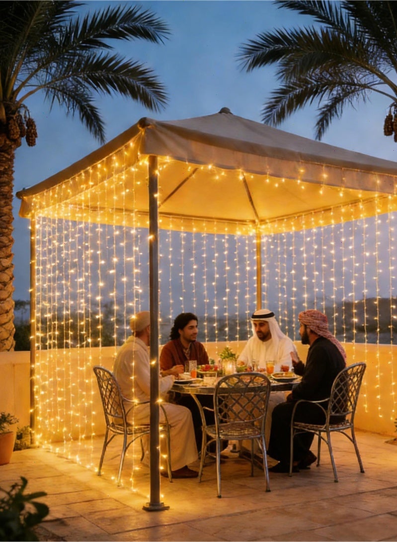 Topyich Ramadan Lights, Ramadan Decorations, Ramadan Curtain String Hanging LED Lights for Home Wall Outdoor Indoor Backdrop Window - Image 5